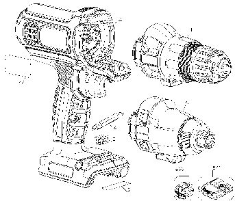 Exploded Diagram A Diagram and Parts List for BDCDMT120C Type 2 Black and Decker Drill